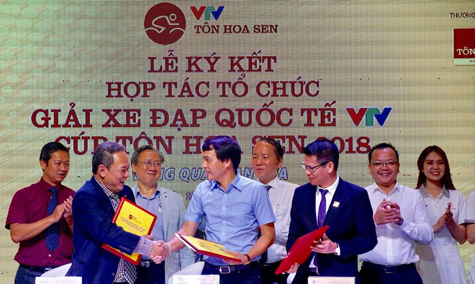 Lễ công bố Giải xe đạp Quốc tế VTV Cúp Tôn Hoa Sen 2018